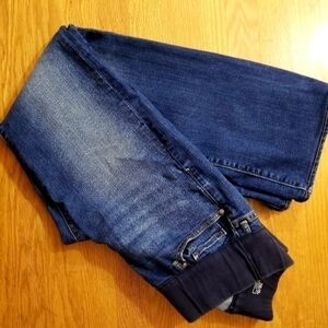 Gap sz 6 bootcut jeans knit waistline